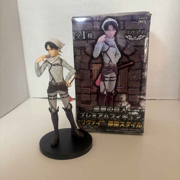 Sega | Art | Attack On Titan Levi Sentinel Cleaning Version Pvc Figure ...
